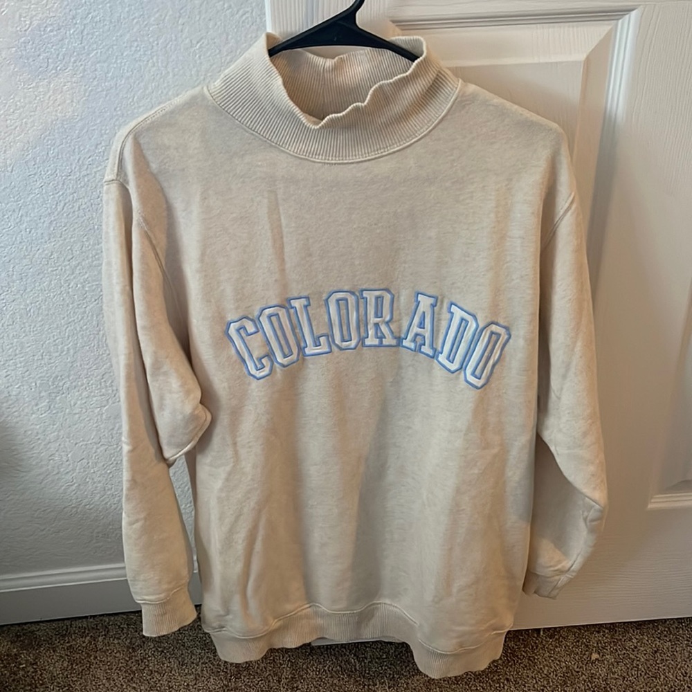 Aerie t neck Colorado sweater